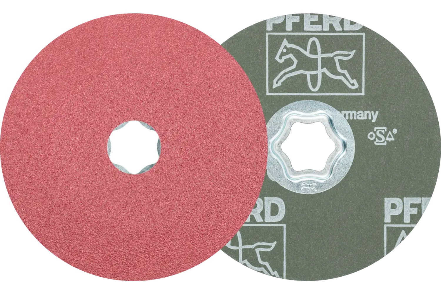 Picture of Pferd Combiclick® Fiber Disc, 4-1/2" Dia, 80 Grit, Ceramic oxide